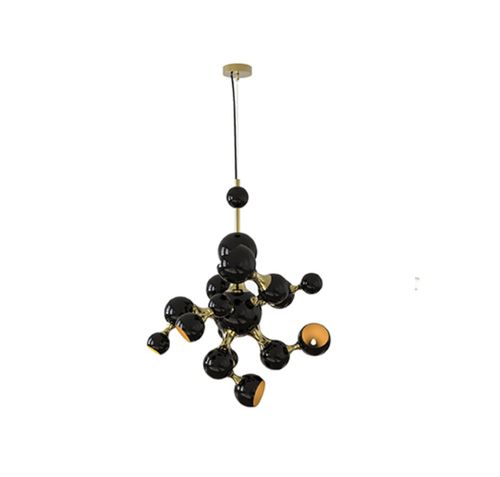 Plafoniera contemporanea - ATOMIC ROUND - Maison Valentina - in alluminio / in ottone / LED