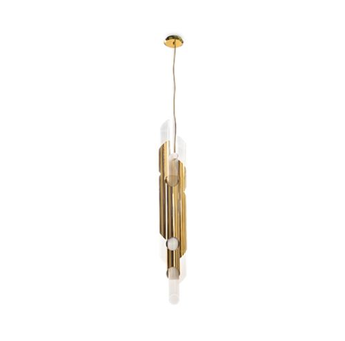 Lampada a sospensione - DRAYCOTT - Maison Valentina - in ottone / in ottone placcato oro / in cristallo