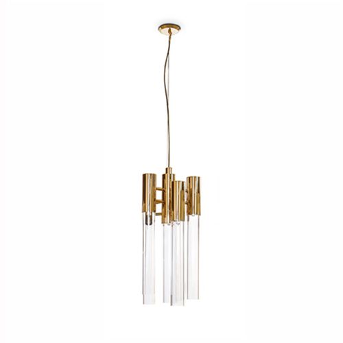 Lampada a sospensione - BURJ - Maison Valentina - in ottone / in ottone placcato oro / in cristallo