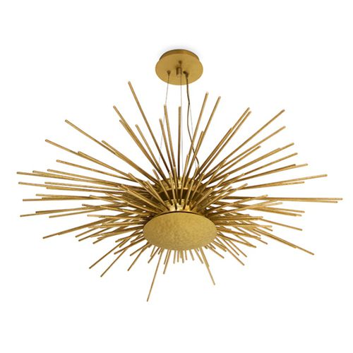 Plafoniera contemporanea - SOLEIL - Maison Valentina - rotonda / in ottone / altre sorgenti luminose