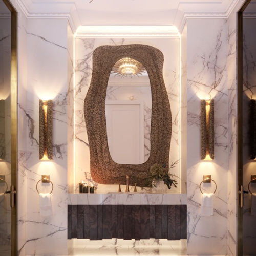 Specchio a muro - KUMI - Maison Valentina - per hotel / per centro estetico / per parrucchiere