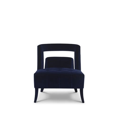 Chauffeuse classica - NAJ - Maison Valentina - in velluto / blu / beige