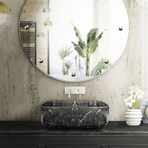 Lavabo da appoggio - KOI  - Maison Valentina - in marmo / rettangolare / senza foro