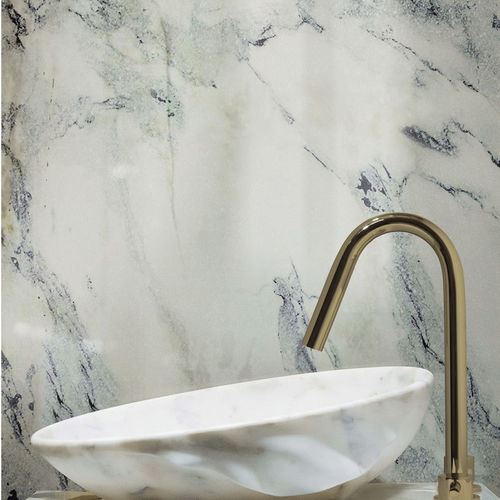 Lavabo da appoggio - SILK - Maison Valentina - in marmo / ovale / senza foro