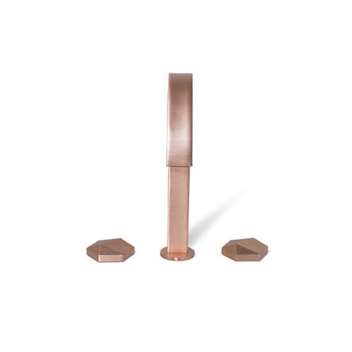 Miscelatore doppio comando per lavabo - DIAMOND - Maison Valentina - da appoggio / in ottone / da bagno