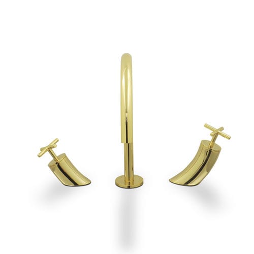 Miscelatore doppio comando per lavabo - NAU  - Maison Valentina - da appoggio / in ottone / da bagno