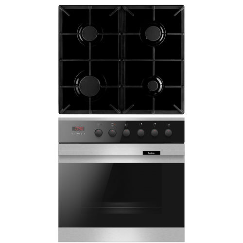 Blocco cottura a gas - CCES37219X - Amica - elettrico / 4 fuochi / 1 forno