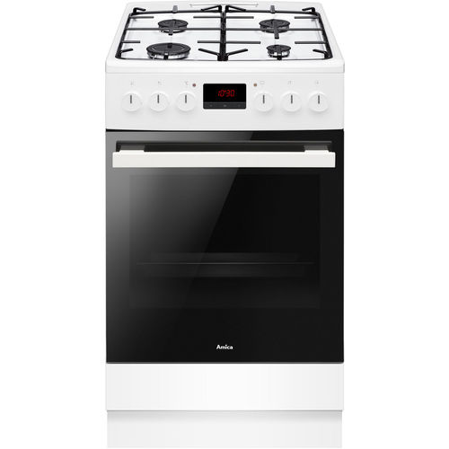 Blocco cottura a gas - 522GE3.33ZpTaF(W) - Amica - elettrico / 4 fuochi / 1 forno