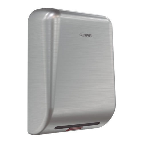 Asciugamani elettrico in acciaio inossidabile spazzolato - GW01 21 04 01 - genwec