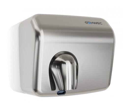 Asciugamani elettrico automatico - GW01 25 04 01 - genwec - in acciaio inossidabile spazzolato / per toilette