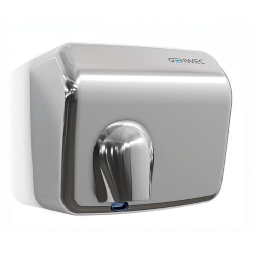 Asciugamani elettrico automatico - GW01 25 04 02 - genwec - da parete / in acciaio inossidabile lucido / per toilette