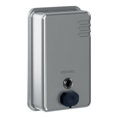 Distributore di sapone professionale - GW04 01 04 01B - genwec - in acciaio inossidabile spazzolato / in acciaio inox 304 / manuale