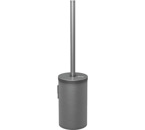 Portascopino per WC in acciaio inossidabile spazzolato - GW05 79 04 09 - genwec - in acciaio inox 304 / da parete / a pavimento