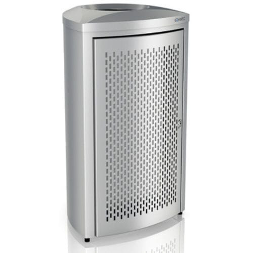 Cestino gettacarte in acciaio inossidabile spazzolato - LARGE CAPACITY WASTE BIN - genwec