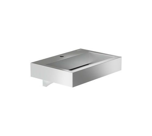 Lavabo sospeso - GW08 54 04 01 - genwec - in acciaio inossidabile spazzolato / in acciaio inossidabile / rettangolare