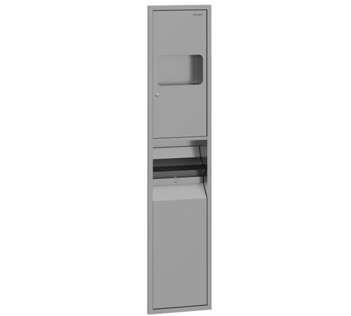 Asciugamani elettrico automatico - GW09 01 04 01 - genwec - da incasso / in metallo / con distributore di carta