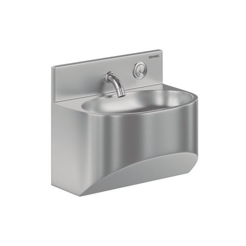 Lavandino sospeso - GW08 90 04 01 - genwec - rettangolare / rotondo / in acciaio inossidabile