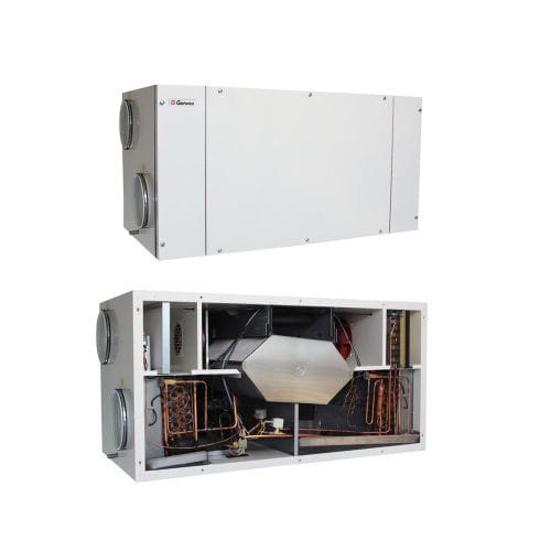 Unità di ventilazione centralizzato - PREMIUM PREHEAT 250 CL A - Genvex - residenziale / per casa / classe B