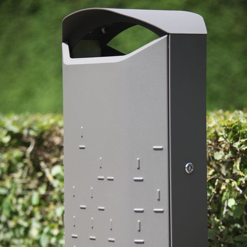 Portarifiuti pubblico - BINSTAR 50L - Metaalwaren Claerbout BV - per raccolta differenziata / da terra / in acciaio inossidabile
