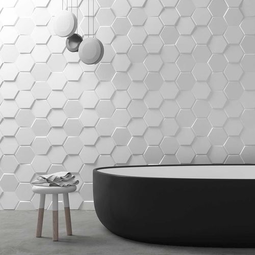 Piastrella in ceramica - MINI HEXA CONTRACT - WOW Design EU - opaca / da interno / da parete