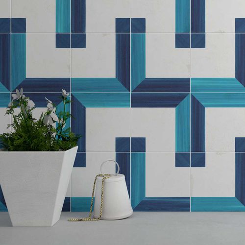 Piastrella in ceramica - Square Wall Decor - WOW Design EU - da interno / da parete / con motivi geometrici