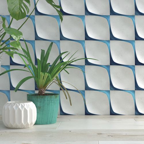 Piastrella in ceramica - Leaf Wall Decor - WOW Design EU - levigata / da interno / da parete