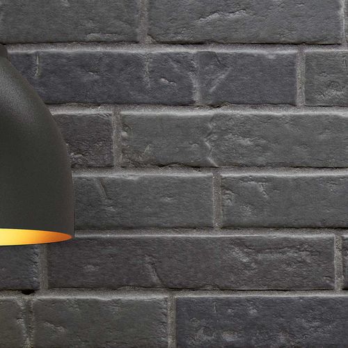 Piastrella in porcellana - Briques Graphite - WOW Design EU - da interno / da parete / aspetto mattone