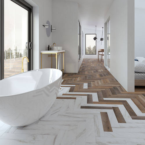 Piastrella in gres porcellanato - TIMBER - WOW Design EU - opaca / da interno / da esterno