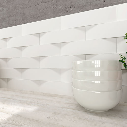 Piastrella in ceramica - ARCH XL - WOW Design EU - a rilievo / opaca / da interno