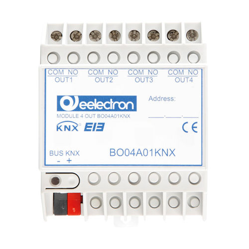 Modulo di interfaccia su guida DIN - BO04A01KNX - Eelectron - KNX / per sistema domotico