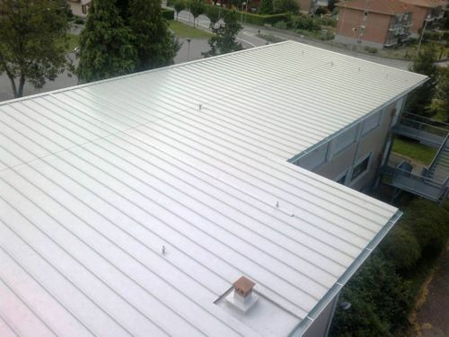 Copertura in alluminio - DRYTEC® 550 - Centrometal - in lamiera grecata