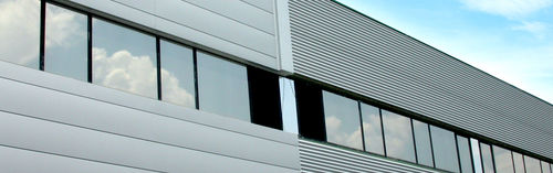 Rivestimento di facciata in pannelli - ONDUL 18® - Centrometal - in lamiera grecata