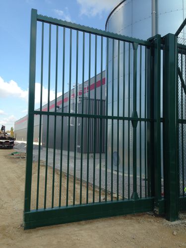 Cancello autoportante - FR-14 - Indusmetal Torres - in metallo / a sbarre / industriale