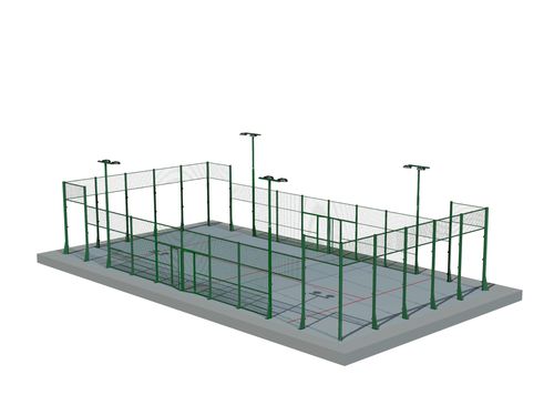 Recinzione in rete metallica - PADEL - Indusmetal Torres - sportiva / per campo sportivo / in metallo