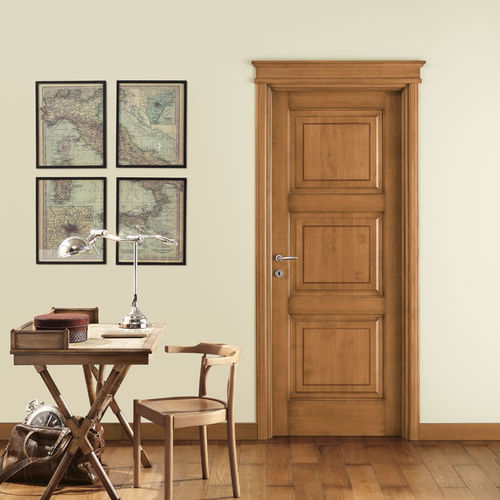 Porta da interno - INTARSIO : 5-32 - legnoform srl - in legno massiccio / in legno di rosa / battente