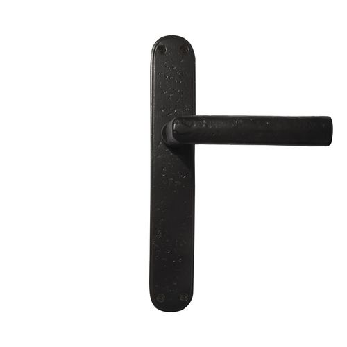 Maniglia per porta - PH1930 /P40 - Dauby - in ferro invecchiato / in metallo grezzo / in bronzo bianco