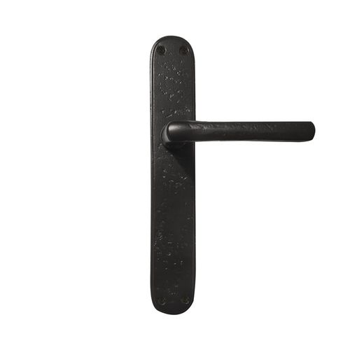 Maniglia per porta - PH1920 /P40  - Dauby - in ferro invecchiato / in metallo grezzo / in bronzo bianco
