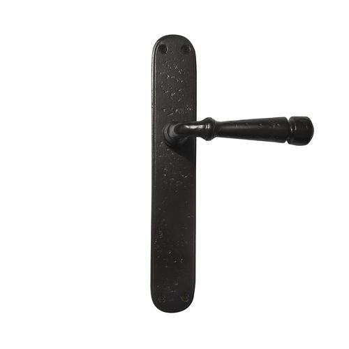 Maniglia per porta - PH1830 /P40  - Dauby - in ferro invecchiato / in metallo grezzo / in bronzo bianco