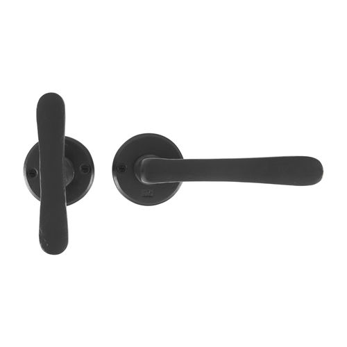 Maniglia per porta - PHTL”T+L” /50 - Dauby - in ferro invecchiato / in metallo grezzo / in bronzo bianco