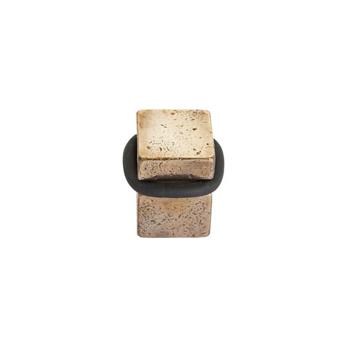 Fermaporta in ferro invecchiato - PURE - Dauby - in metallo grezzo / in bronzo bianco / in bronzo grezzo