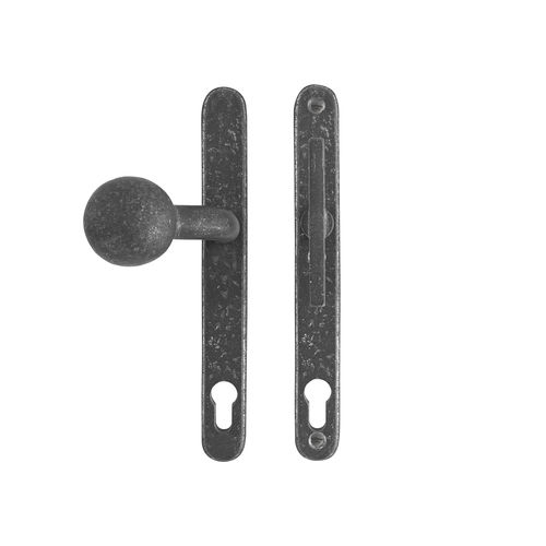 Maniglia per porta - TOP + PH2017″T” - Dauby - in ferro invecchiato / in metallo grezzo / in bronzo grezzo