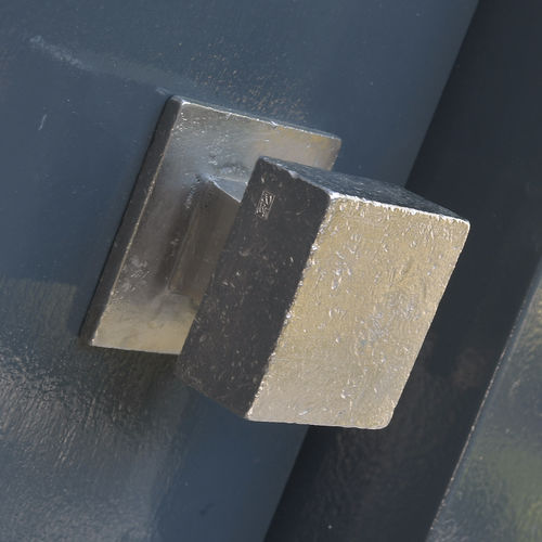 Pomello per porta classico - PQ-65 - Dauby - in stile rustico / in bronzo bianco / in metallo grezzo