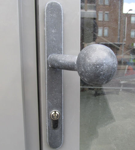 Maniglia per porta - SECURITY TOP + PH1928  - Dauby - in ferro invecchiato / in metallo grezzo / in bronzo grezzo