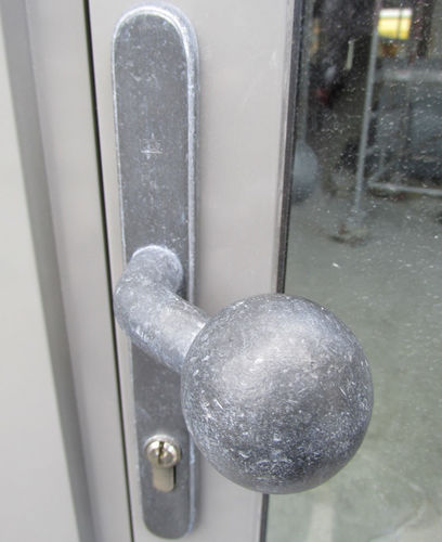 Maniglia per porta - SECURITY TOP + PH1925+ - Dauby - in ferro invecchiato / in metallo grezzo / in bronzo grezzo