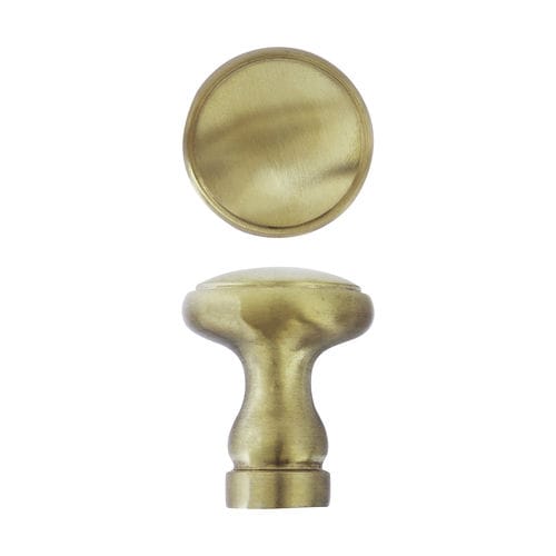 Pomello per mobile classico - COP304bis - Dauby - in ottone spazzolato