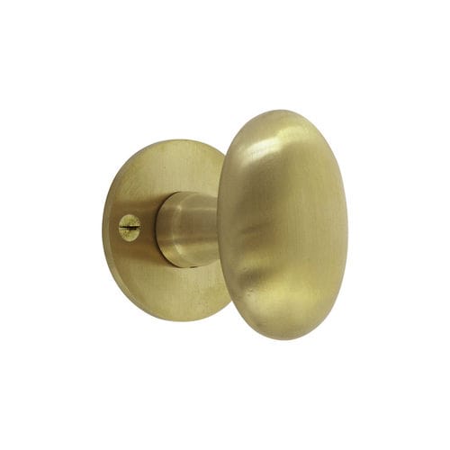 Pomello per porta classico - COH1018/50F - Dauby - in ottone spazzolato