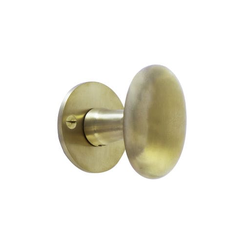 Pomello per porta classico - COH1020/50F - Dauby - in ottone spazzolato