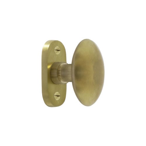 Pomello per porta classico - COH1018/ PBTC 1 - Dauby - in ottone spazzolato