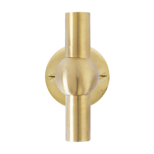 Pomello per porta classico - COPGRAND « T »/60F - Dauby - in ottone spazzolato