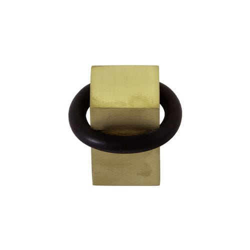 Fermaporta in ottone spazzolato - CITDS  - Dauby